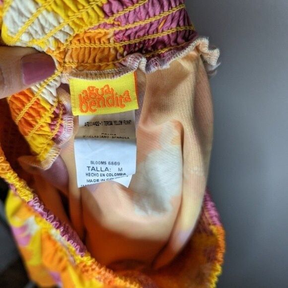 Agua Bendita Revolve Teresa skirt funky yellow - Picture 6 of 6